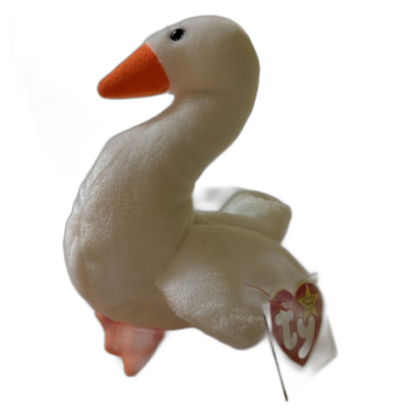 Ty Original Beanie Baby Gracie the Swan 1996 Retired - Picture 1 of 5